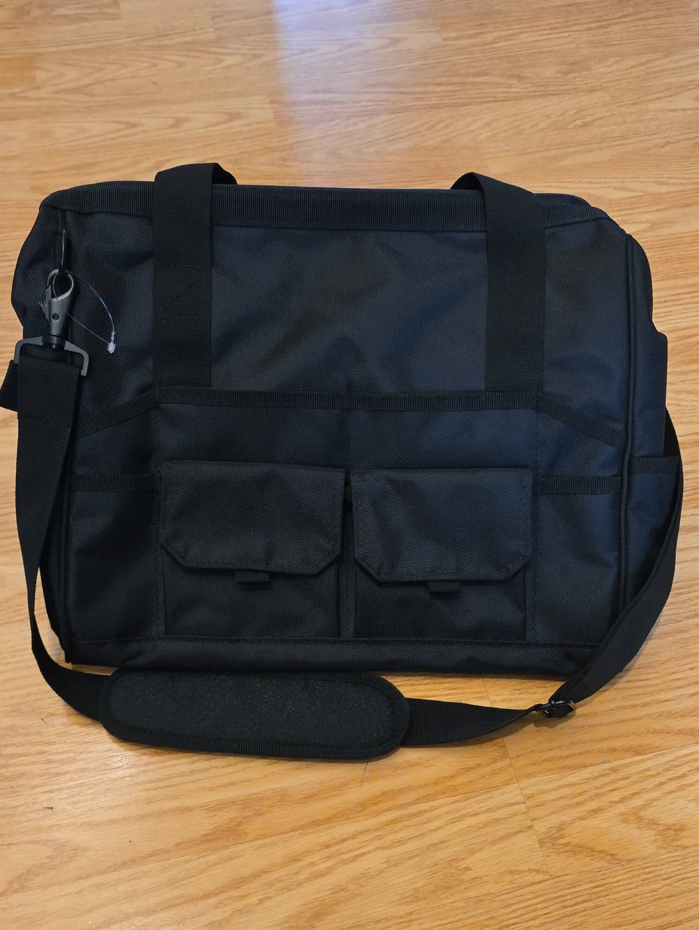 Black Wide Mouth Tool Bag